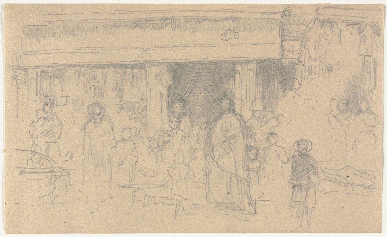 Escena callejera de James McNeill Whistler