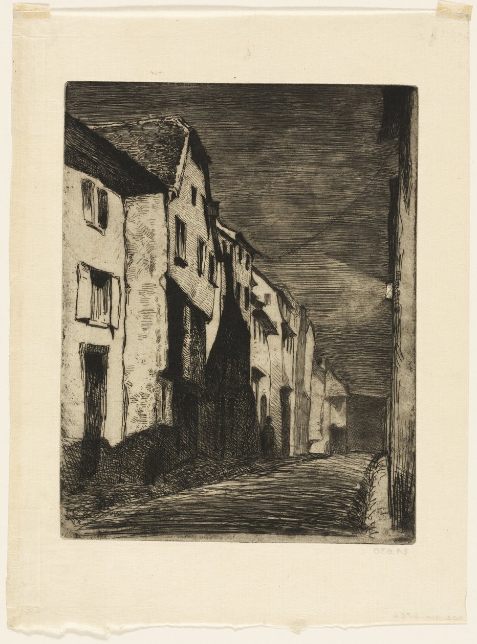 Calle en Saverne de James Abbott McNeill Whistler
