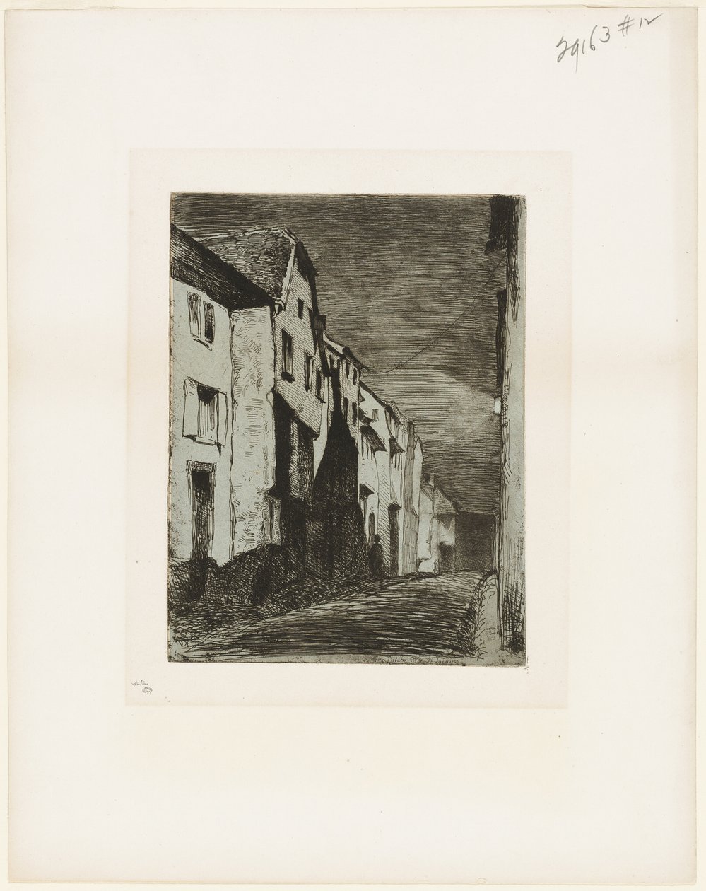 Calle en Saverne de James Abbott McNeill Whistler