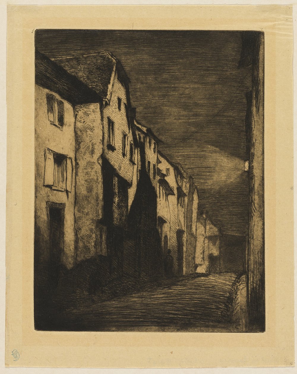 Calle en Saverne de James Abbott McNeill Whistler