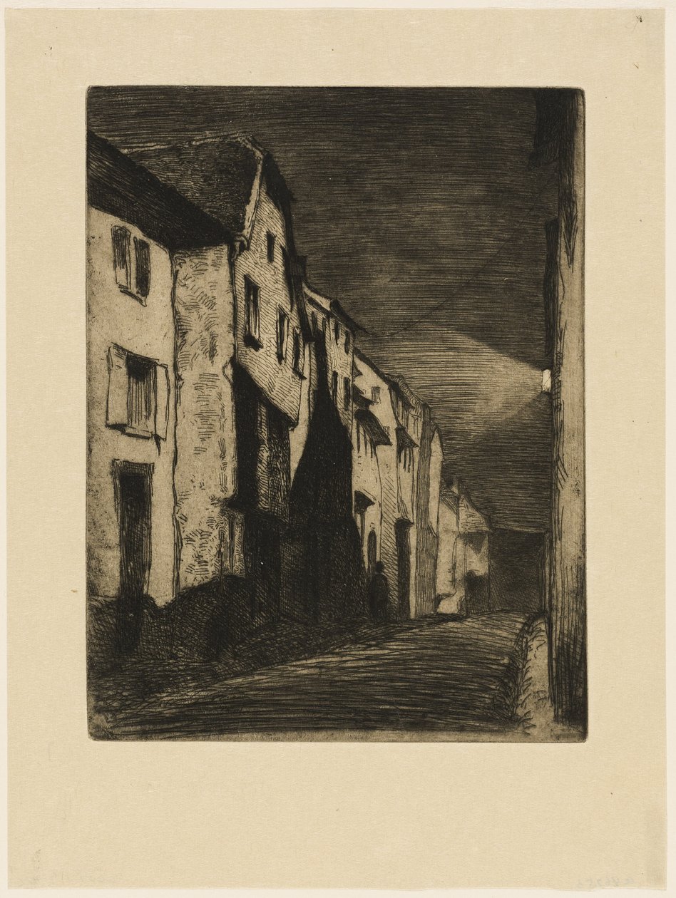 Calle en Saverne de James Abbott McNeill Whistler