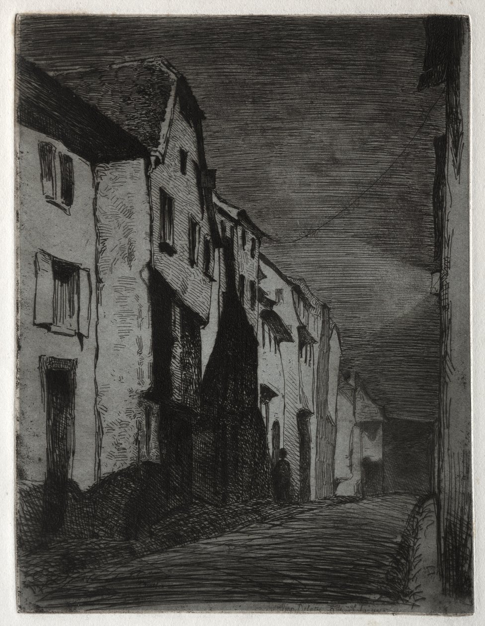 Calle de Saverne de James McNeill Whistler