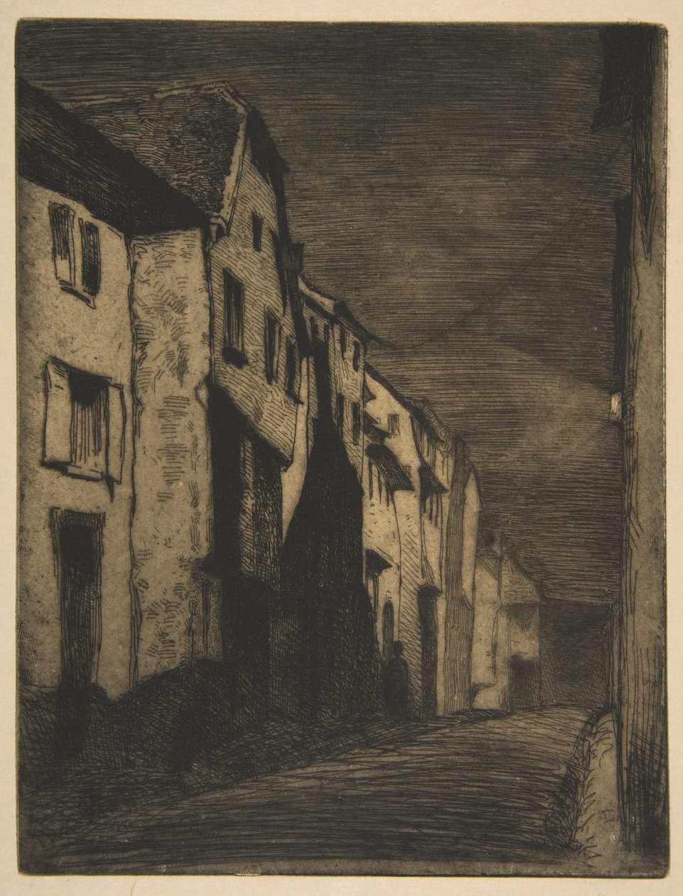 Calle de Saverne de James McNeill Whistler