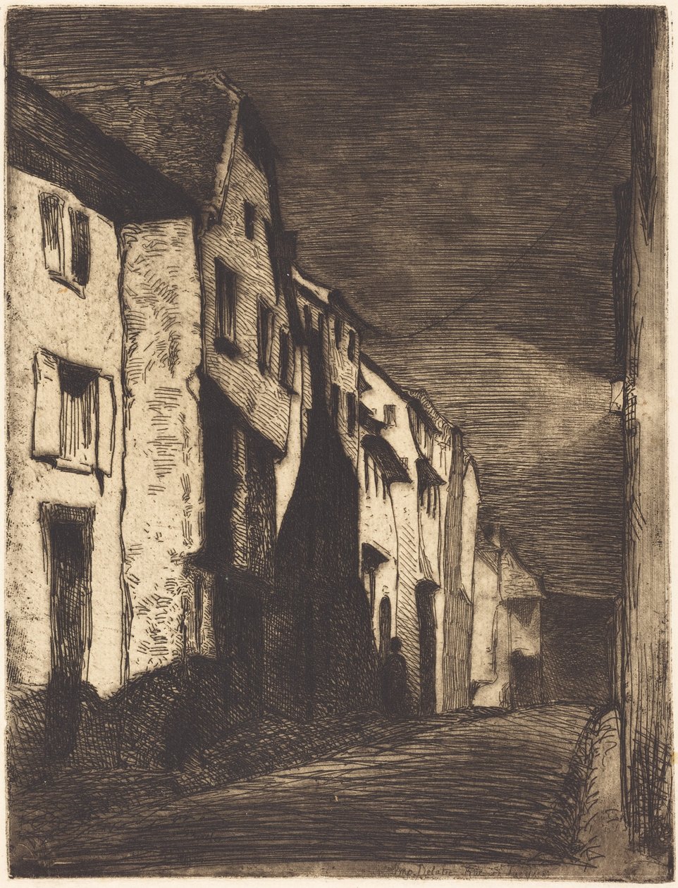 Calle de Saverne de James McNeill Whistler
