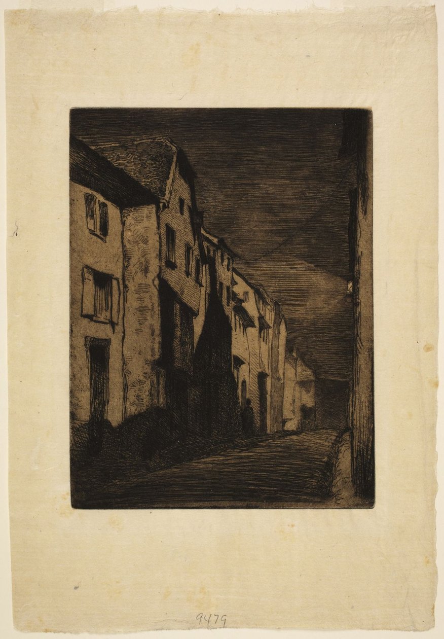 Calle en Saverne de James McNeill Whistler