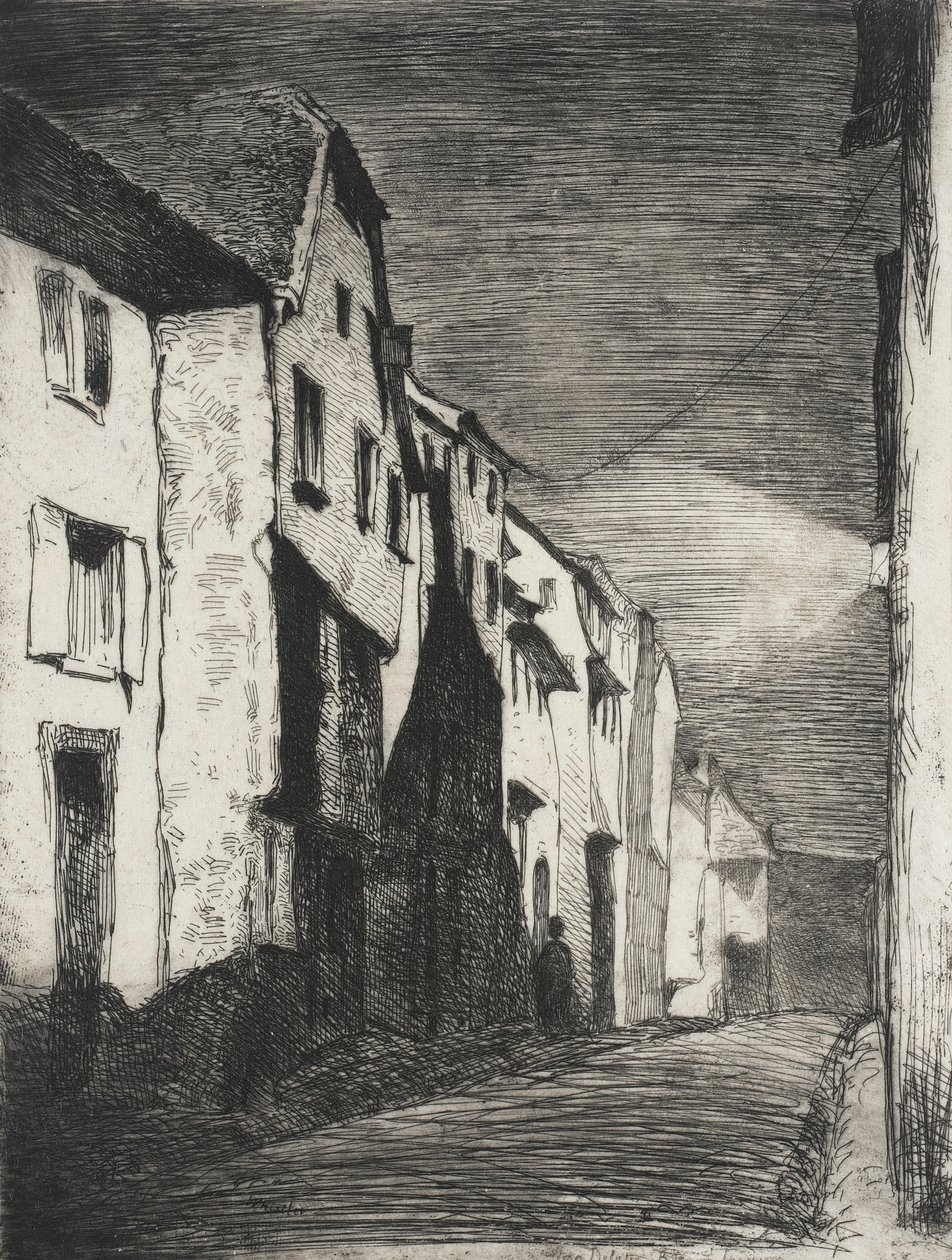 Calle en Saverne de James McNeill Whistler