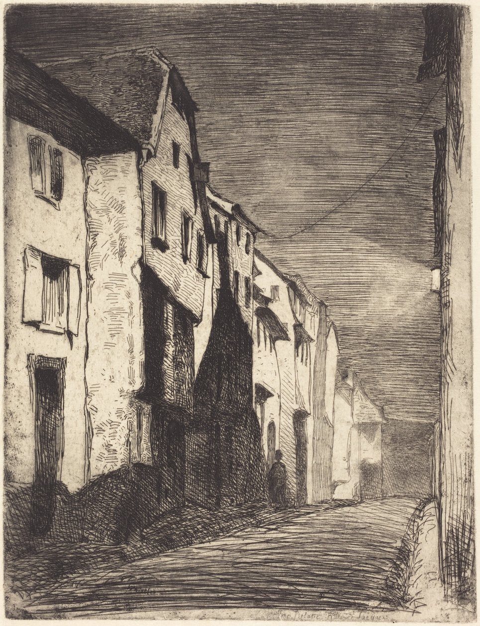 Calle en Saverne de James McNeill Whistler