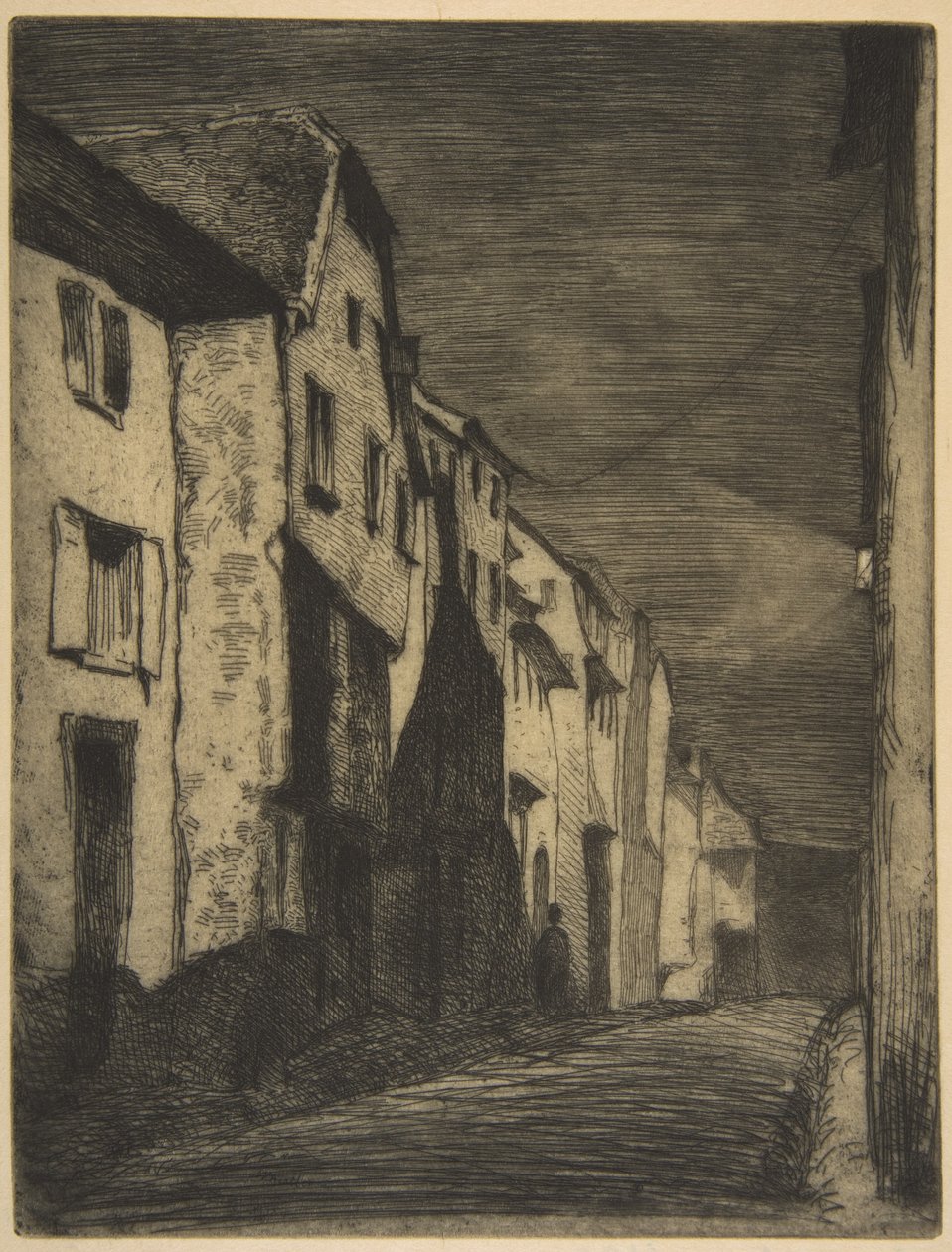 Calle en Saverne de James McNeill Whistler