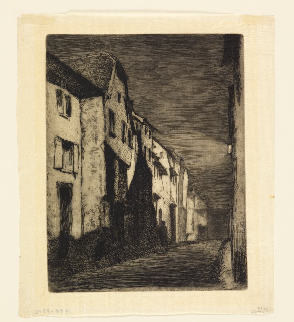 Calle en Saverne de James Abbott McNeill Whistler