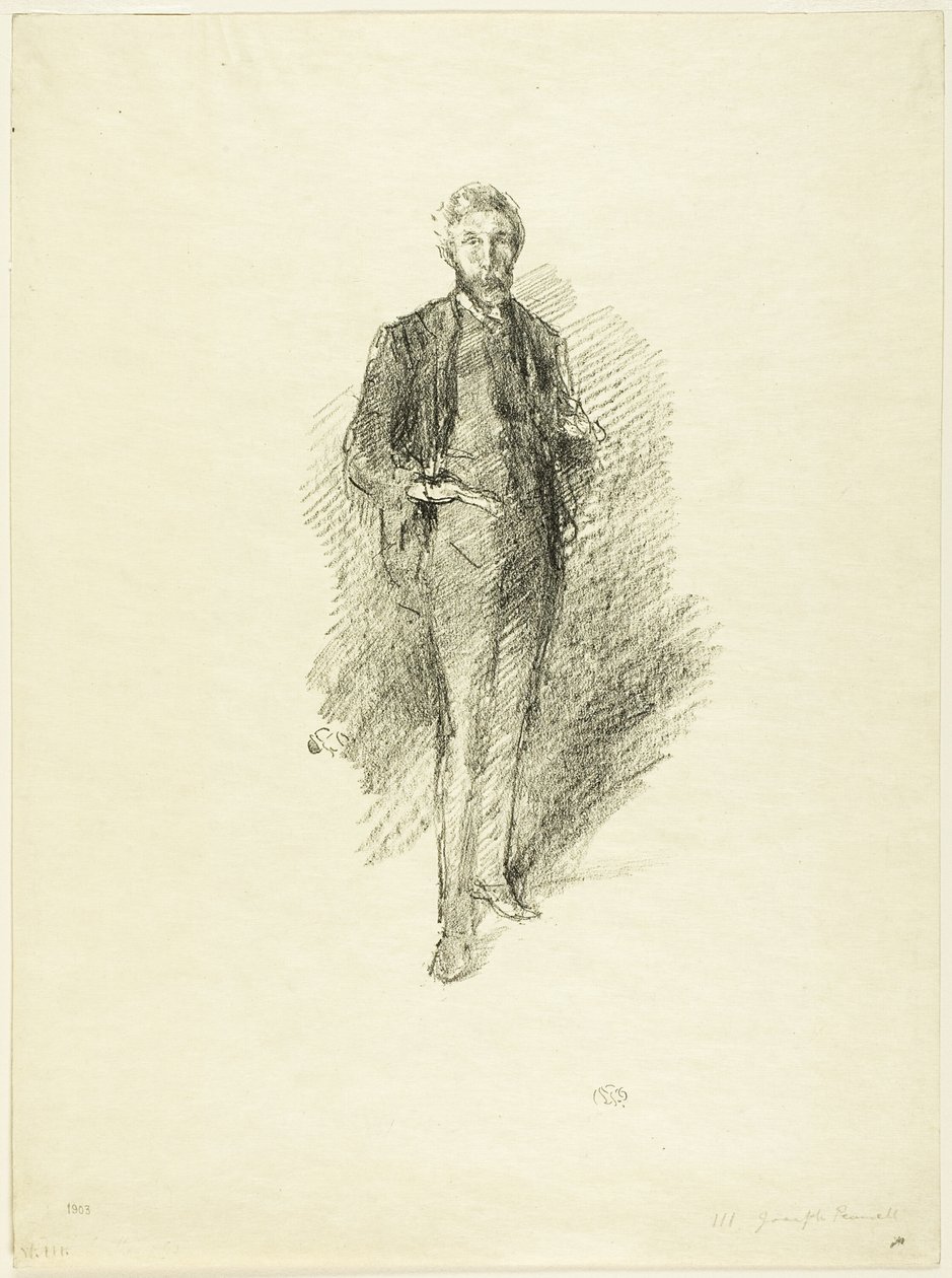 Estudio: Joseph Pennell de James Abbott McNeill Whistler