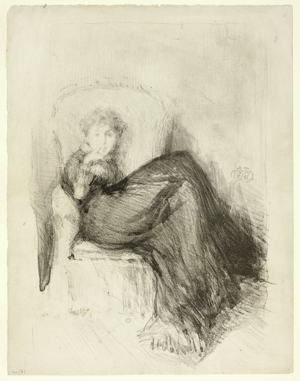 Estudio: Maud sentada de James Abbott McNeill Whistler