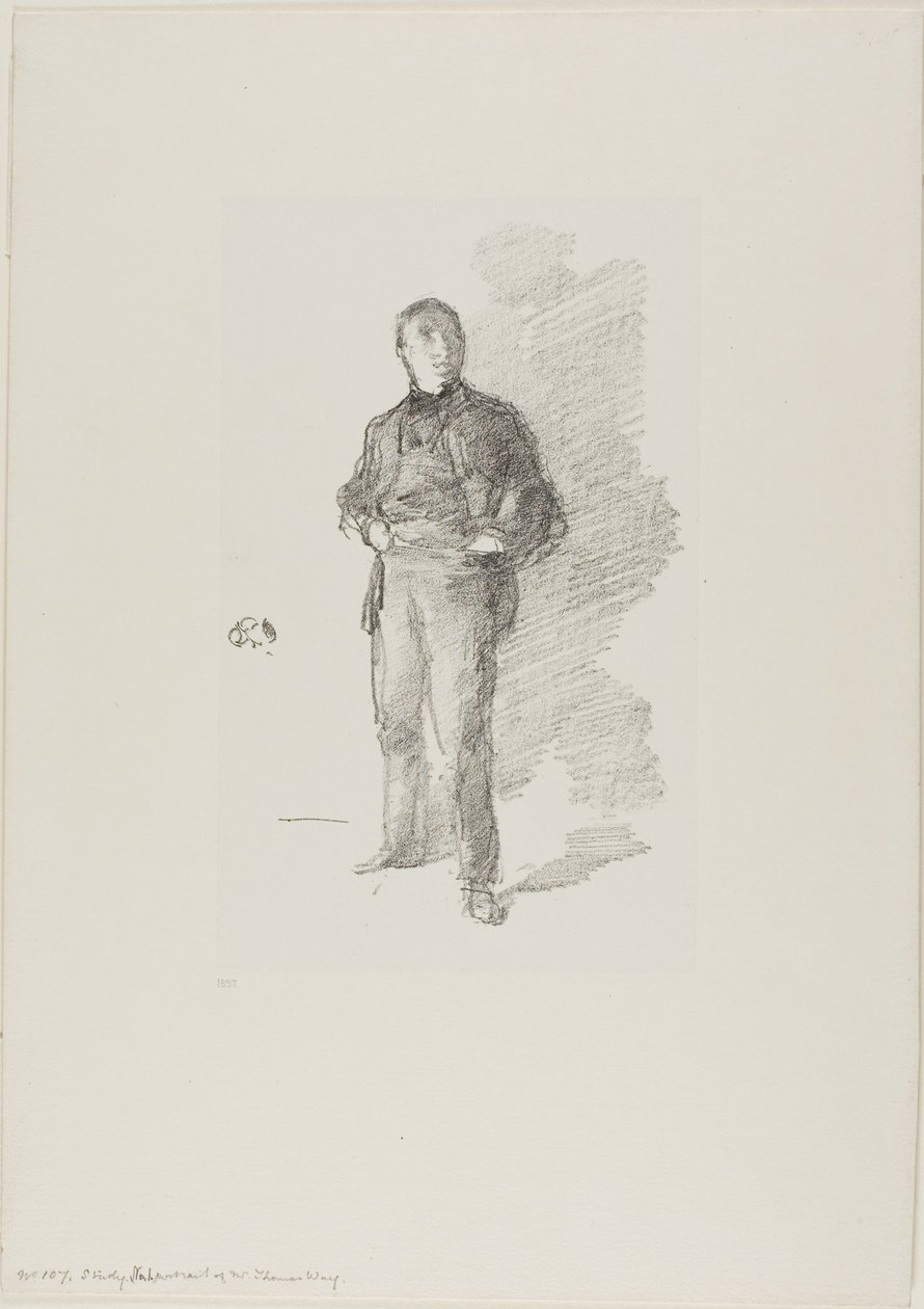 Estudio No. 1: Sr. Thomas Way de James Abbott McNeill Whistler