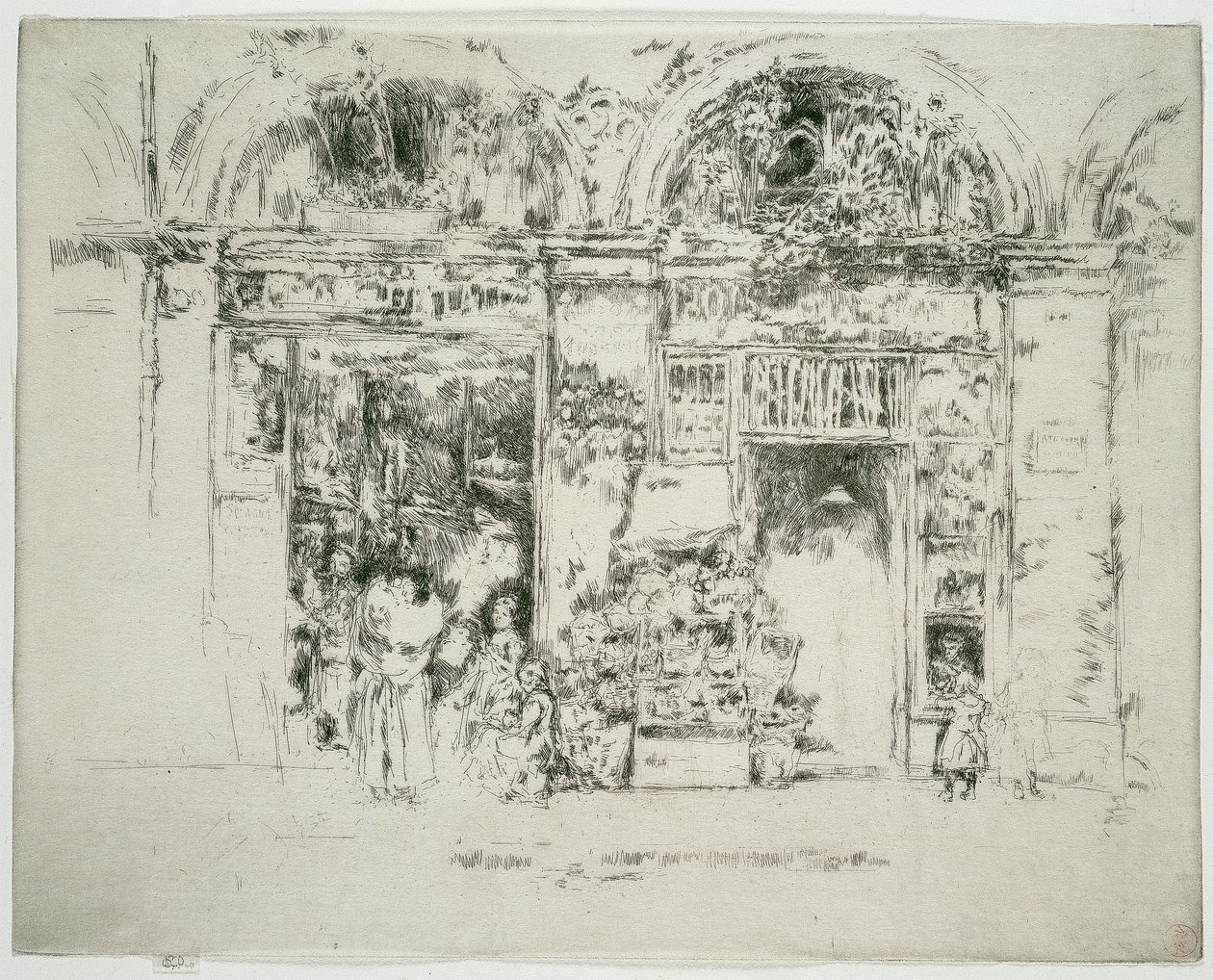 Girasoles, Marché St Germain, París de James McNeill Whistler