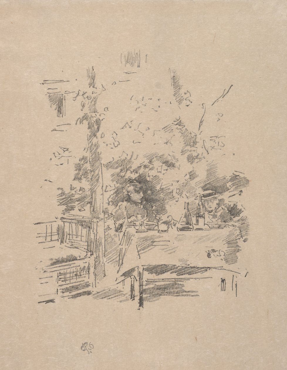 Encuentro a solas en el jardín de James McNeill Whistler