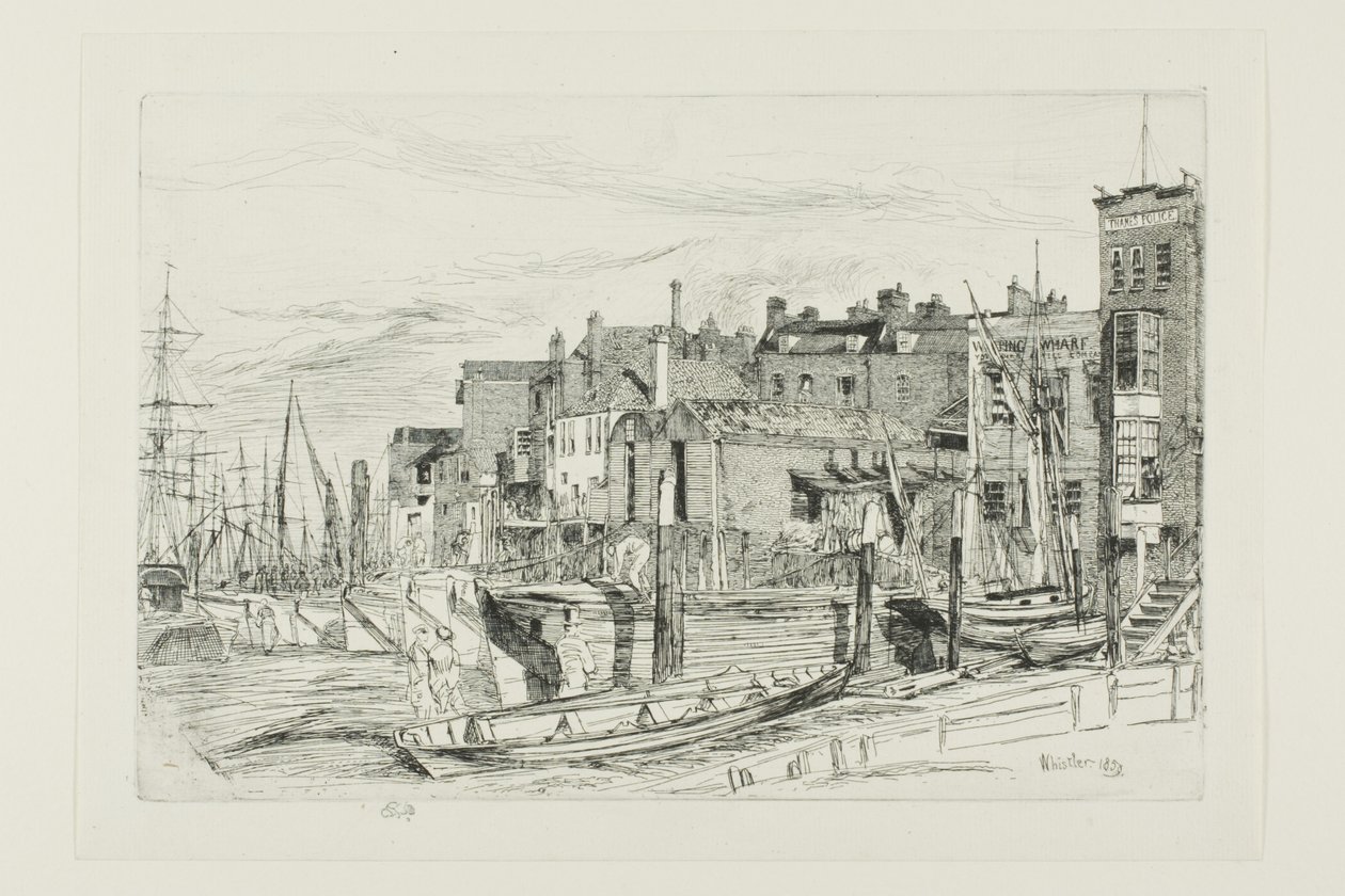 Policía del Támesis de James Abbott McNeill Whistler