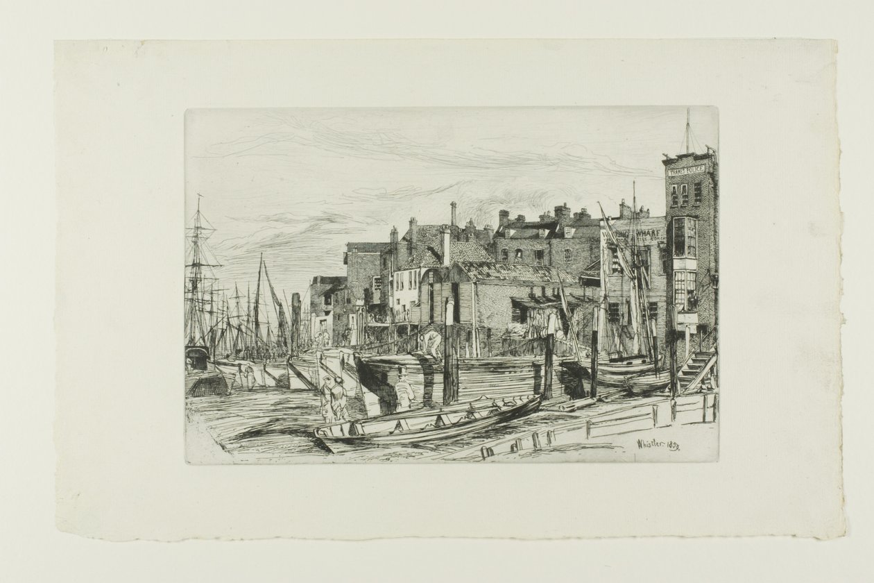 Policía del Támesis de James Abbott McNeill Whistler