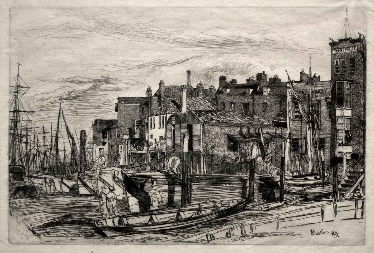 Policía del Támesis de James McNeill Whistler