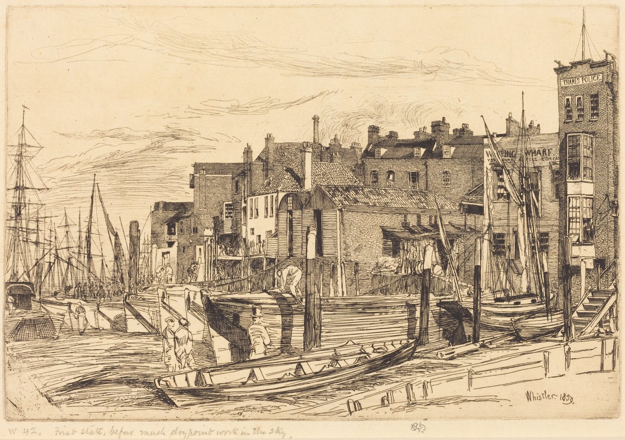 Policía del Támesis de James McNeill Whistler