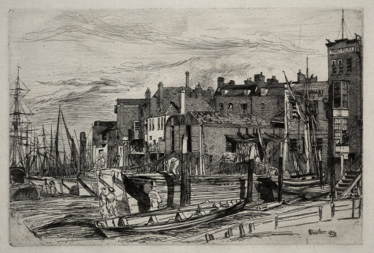 Policía del Támesis de James McNeill Whistler