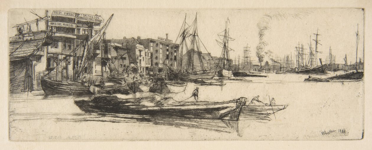 Almacenes del Támesis de James McNeill Whistler