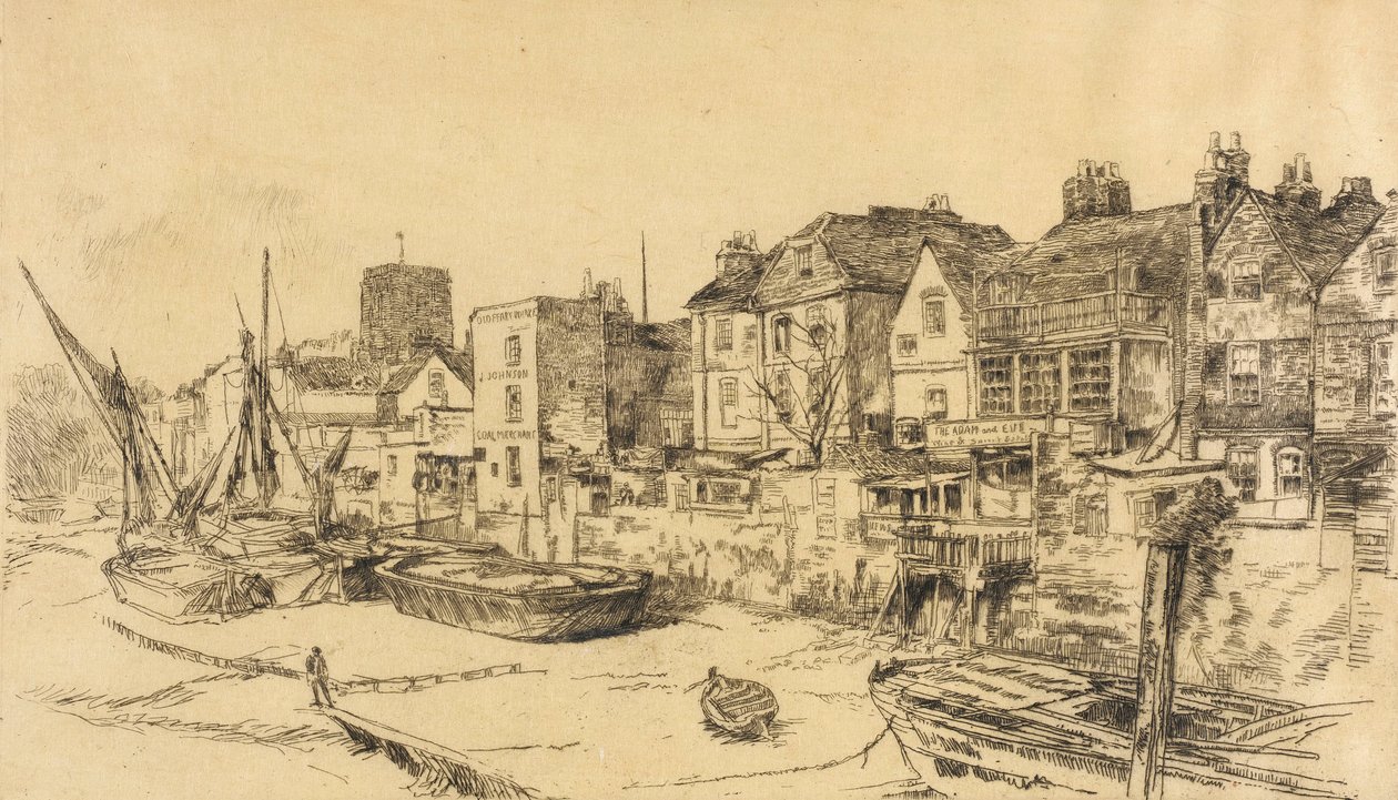 El «Adán y Eva», Old Chelsea de James McNeill Whistler