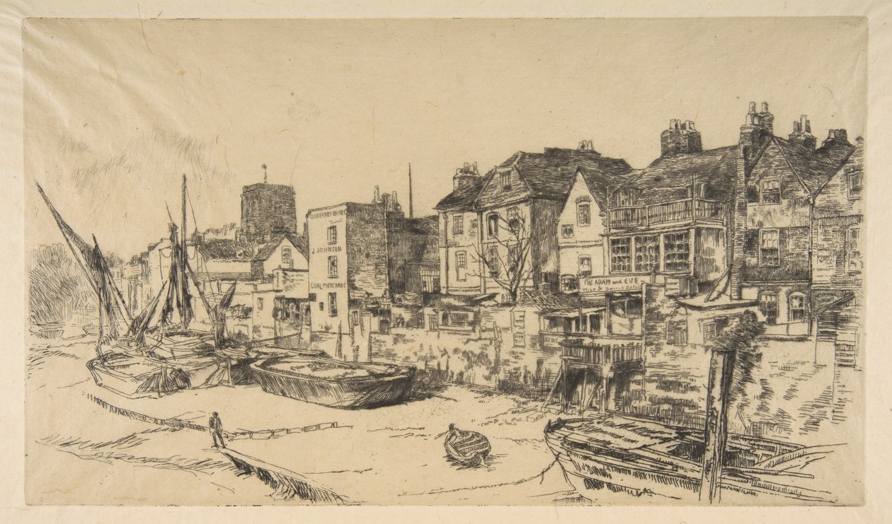 El «Adán y Eva», Old Chelsea de James McNeill Whistler