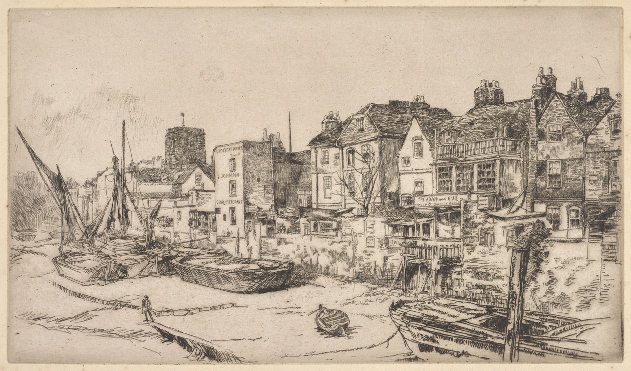 El «Adam and Eve», Old Chelsea de James McNeill Whistler