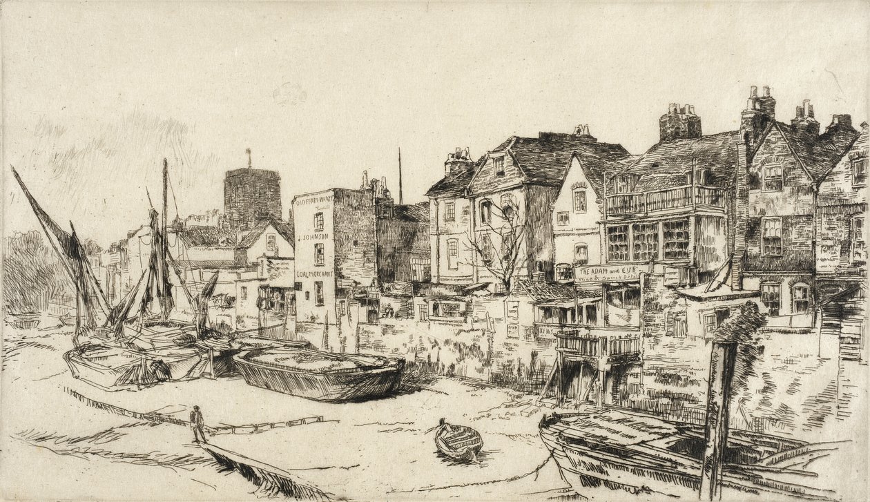 El «Adán y Eva», Old Chelsea de James McNeill Whistler