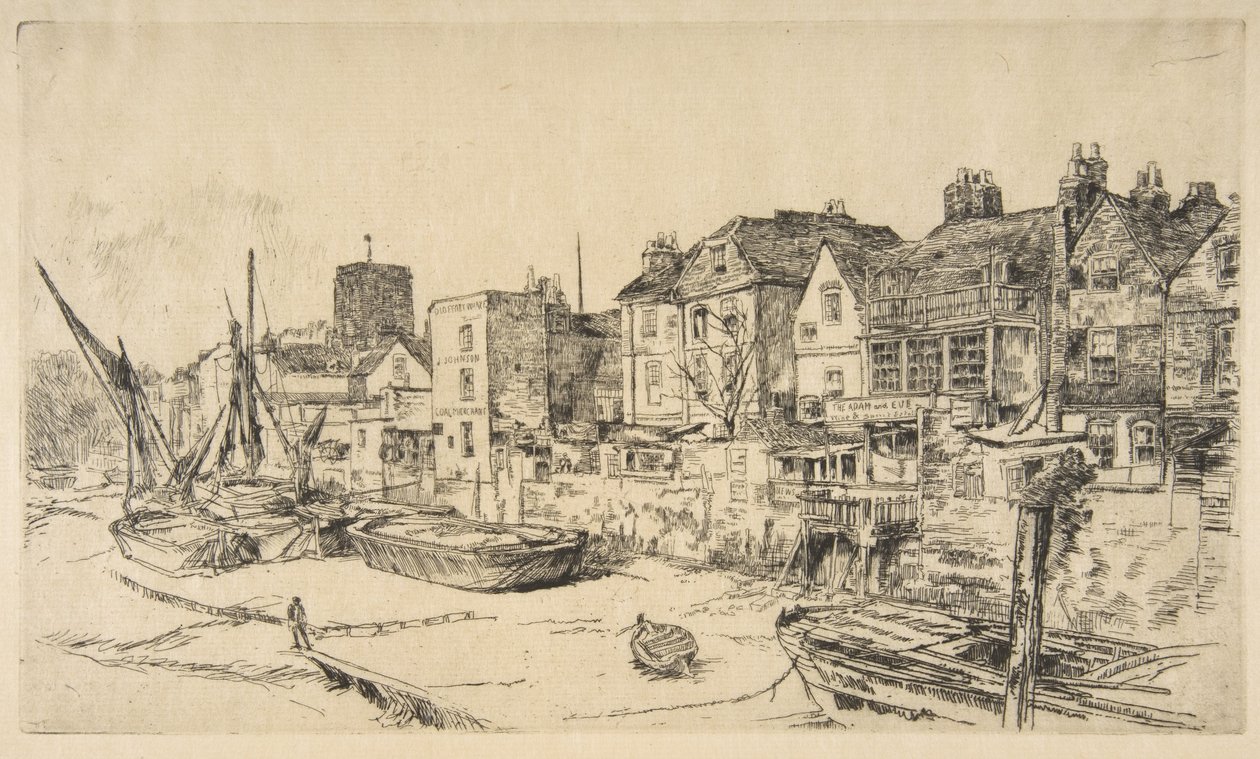 «Adán y Eva», el viejo Chelsea de James McNeill Whistler