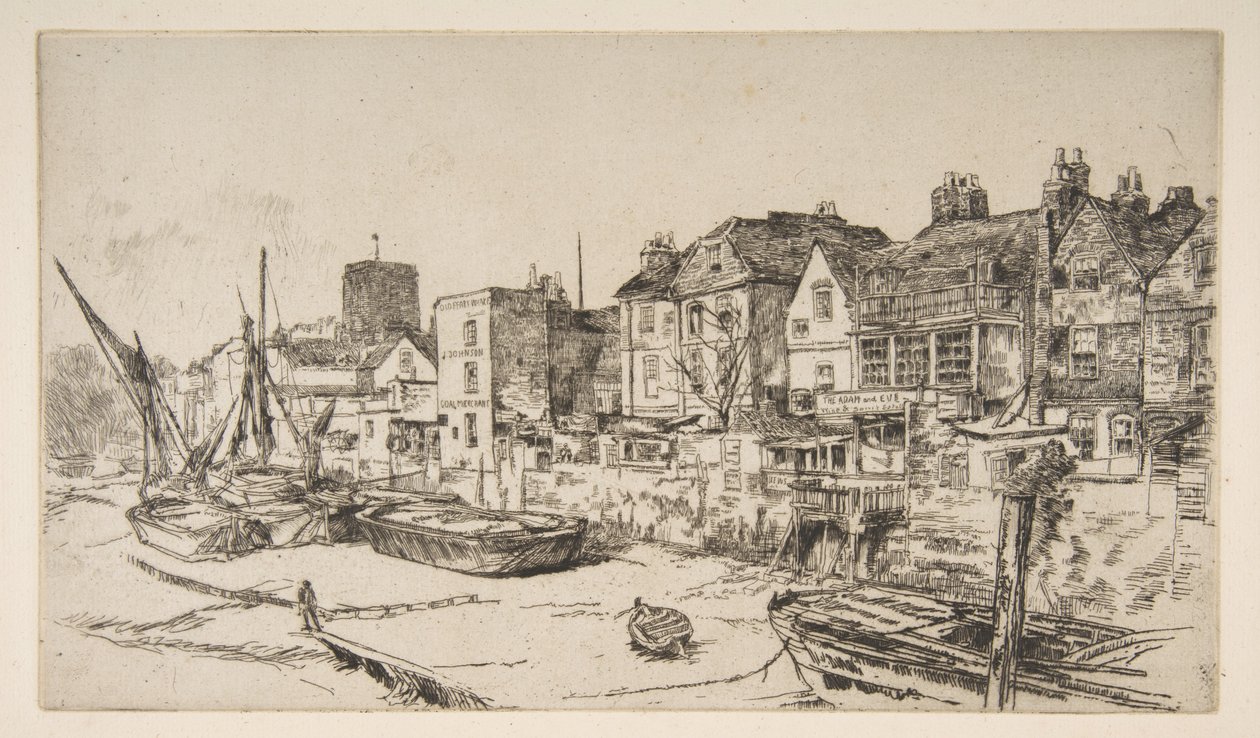El «Adán y Eva», Old Chelsea de James McNeill Whistler