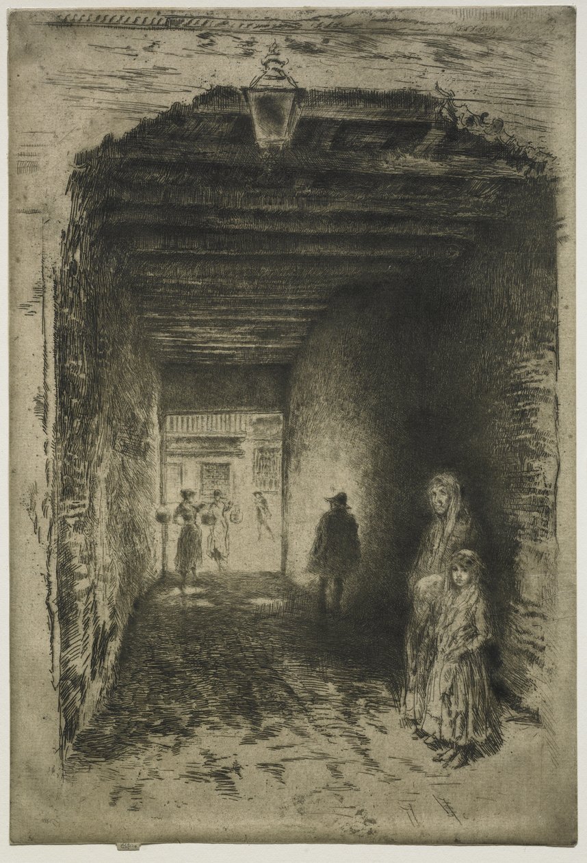 Los mendigos de James McNeill Whistler