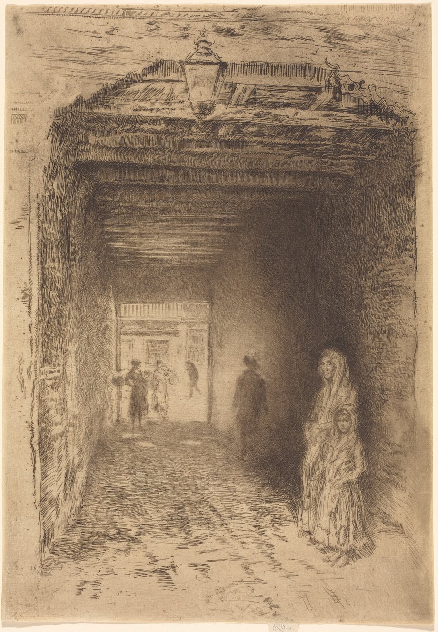 Los mendigos de James McNeill Whistler