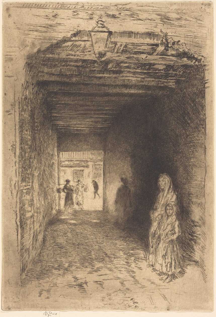 Los mendigos de James McNeill Whistler