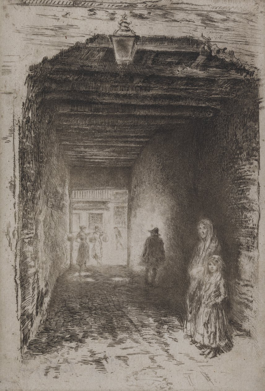 Los mendigos de James McNeill Whistler