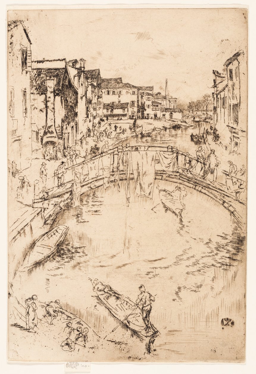 El puente, Santa Marta de James Abbott McNeill Whistler