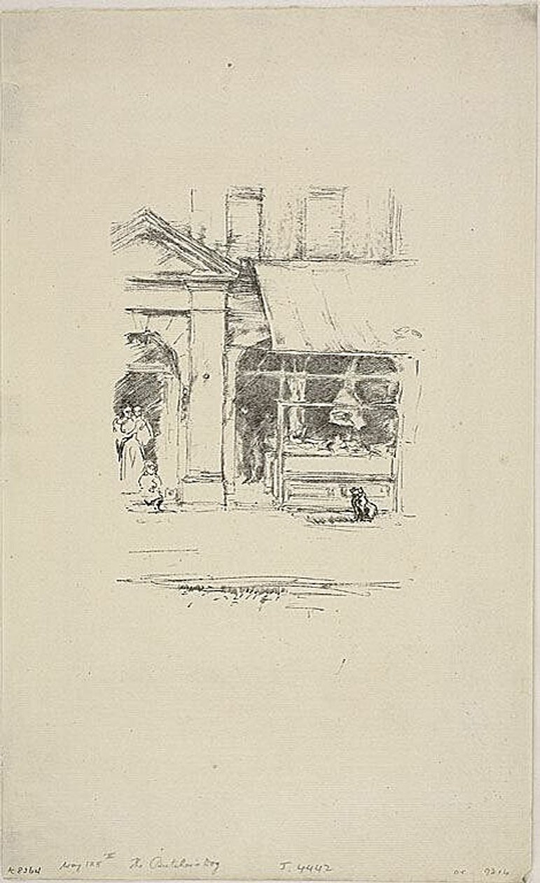 El perro del carnicero de James McNeill Whistler