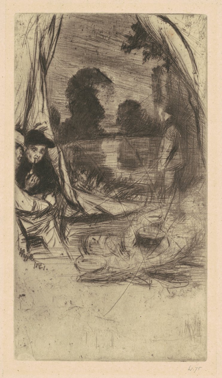 El campamento de James Abbott McNeill Whistler