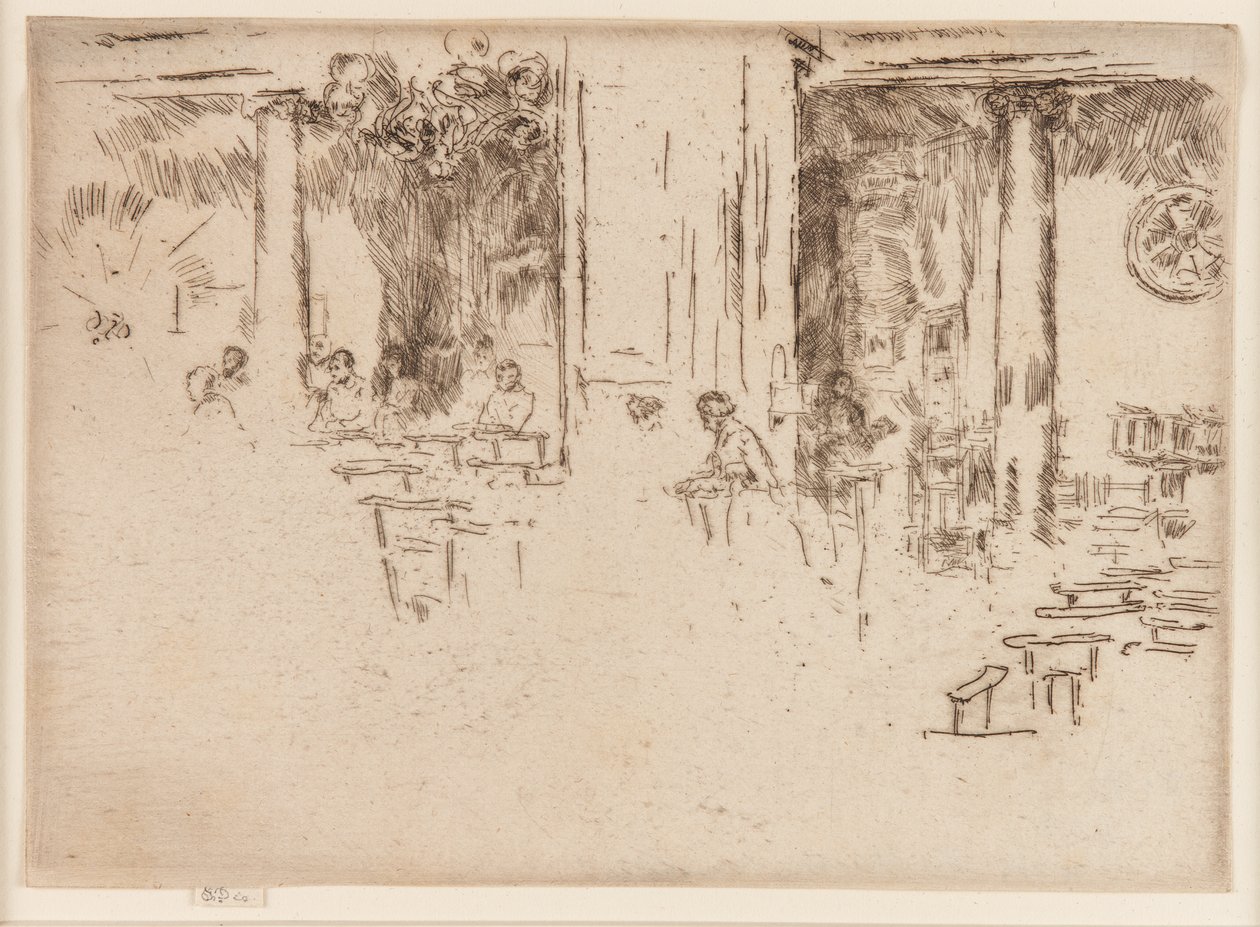 La iglesia - Bruselas (Adoración) de James Abbott McNeill Whistler