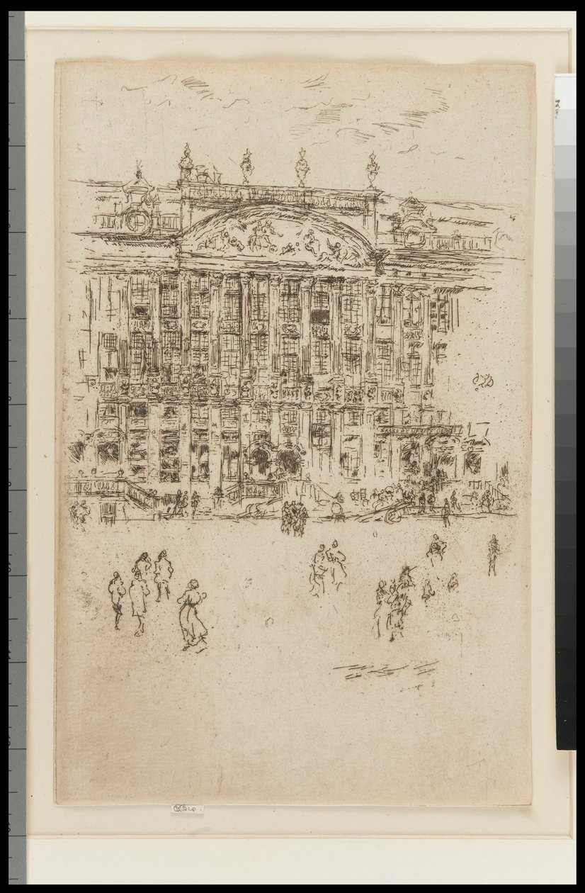 La iglesia - Bruselas (Adoración) de James Abbott McNeill Whistler