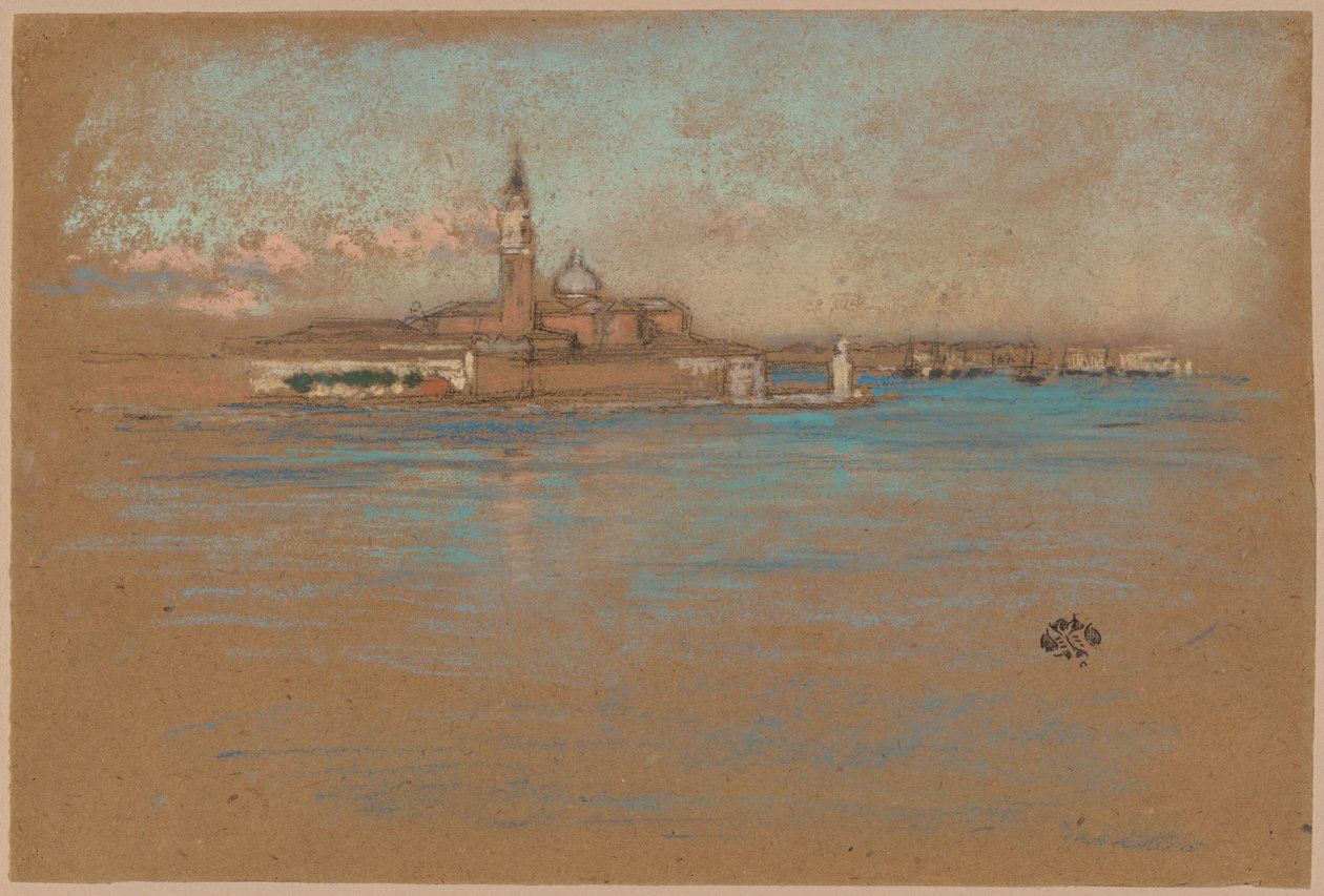 La iglesia de San Giorgio Maggiore de James McNeill Whistler