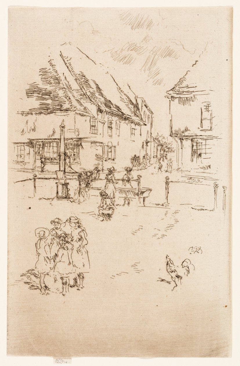 El gallo y la bomba de James Abbott McNeill Whistler