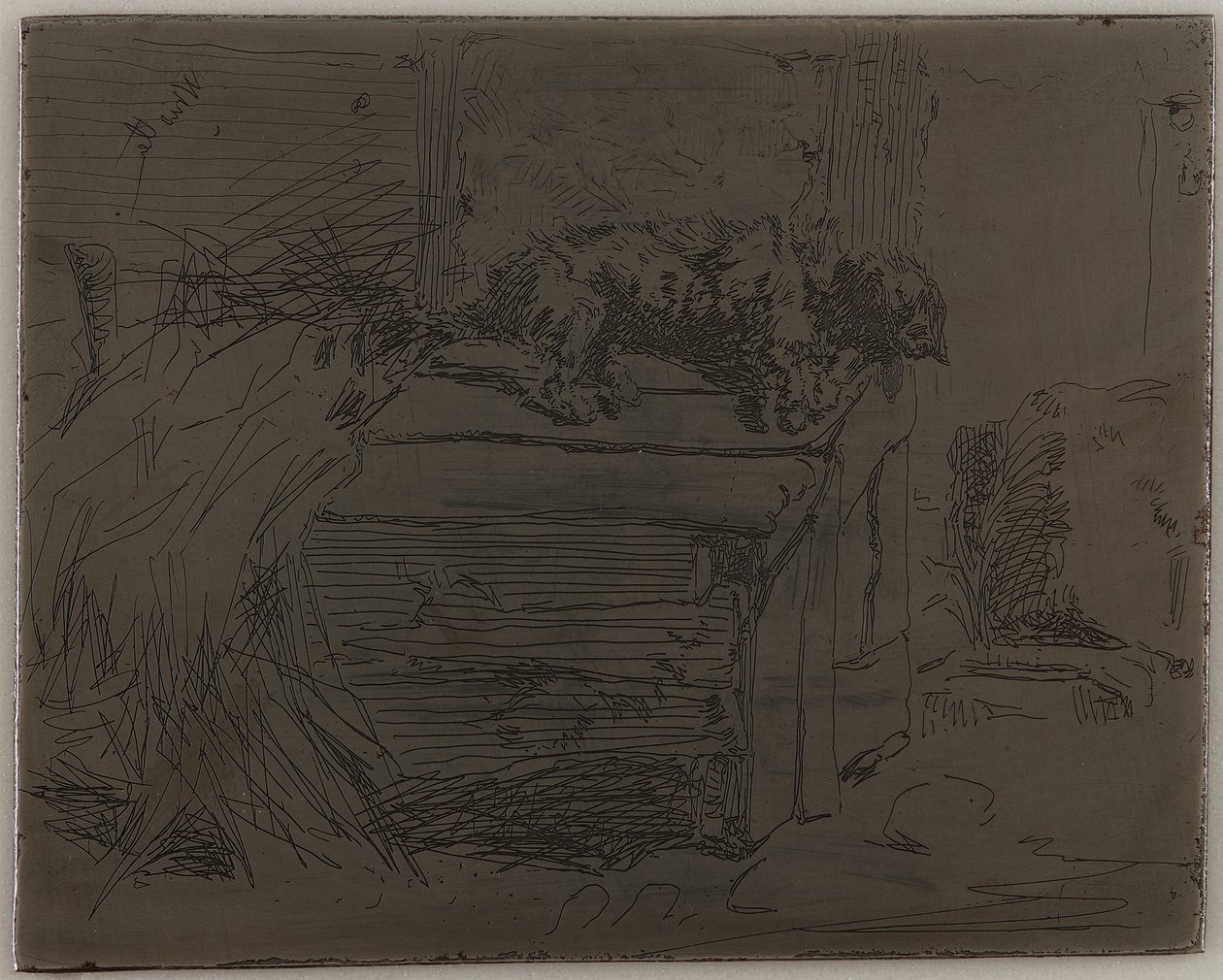 El Perro en la Perrera de James Abbott McNeill Whistler