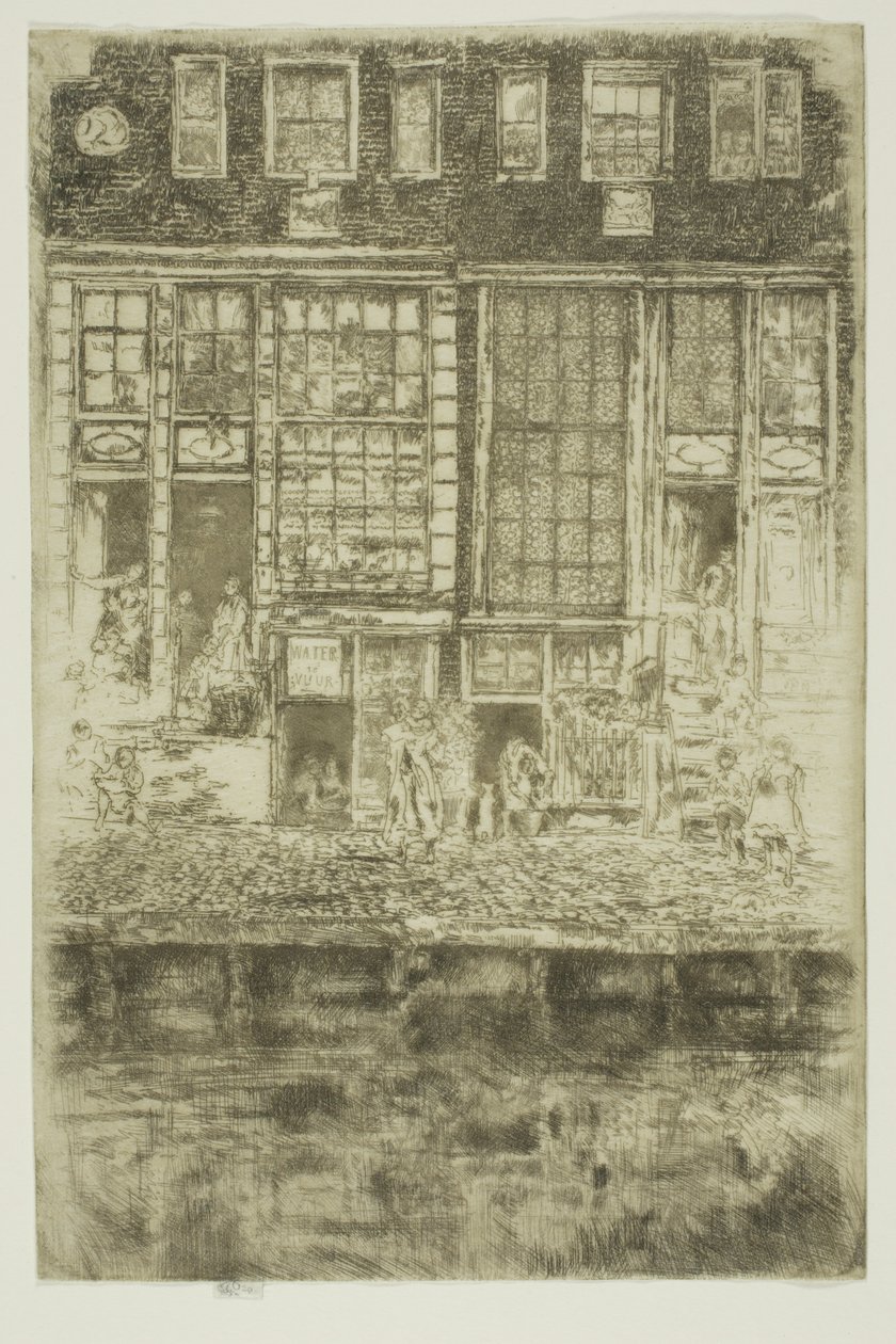 La cortina bordada de James McNeill Whistler