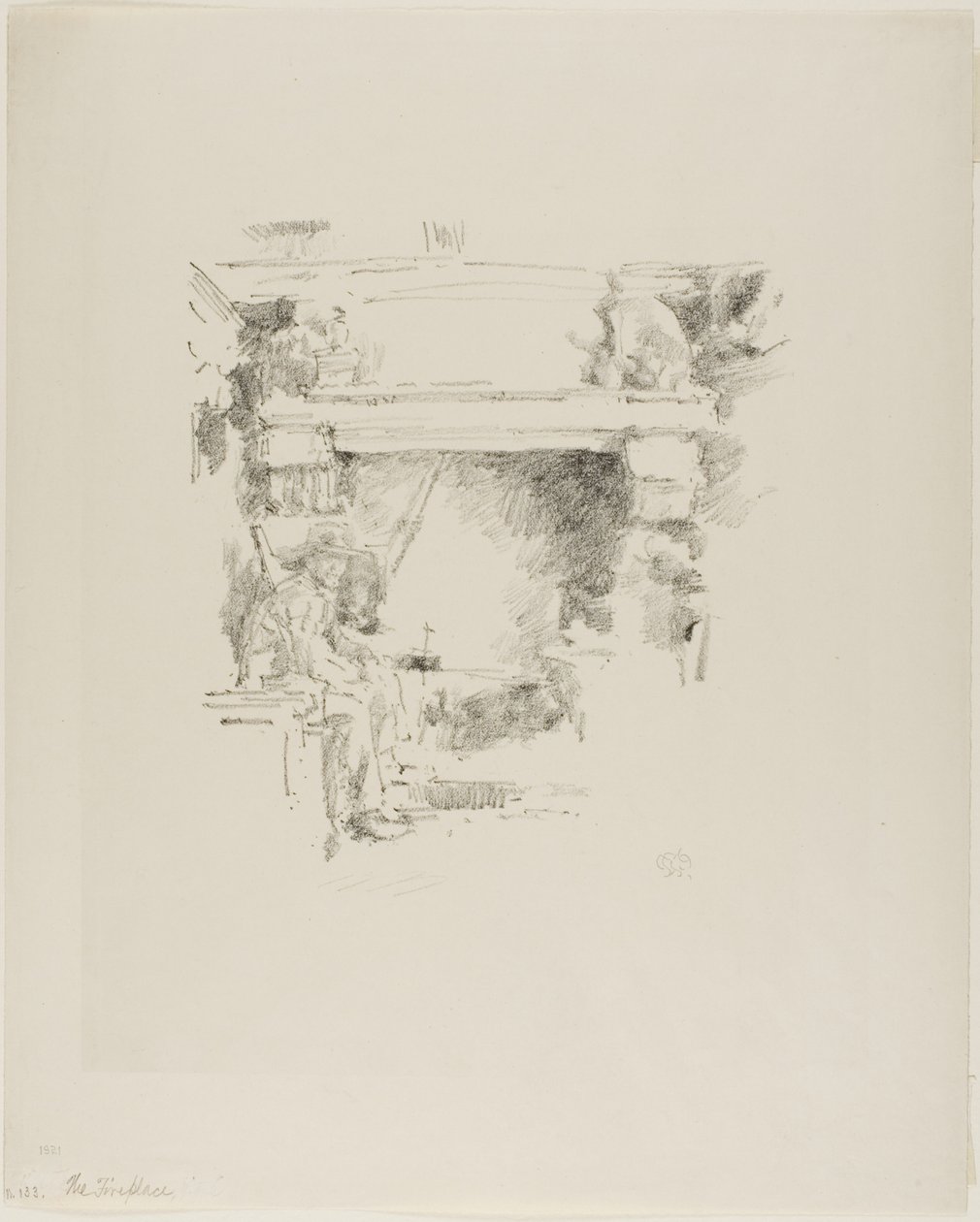 La chimenea de James Abbott McNeill Whistler