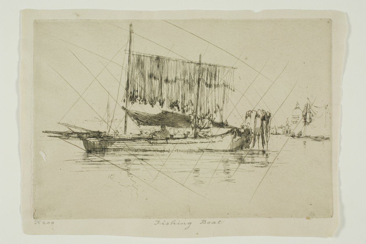 El barco de pesca de James Abbott McNeill Whistler