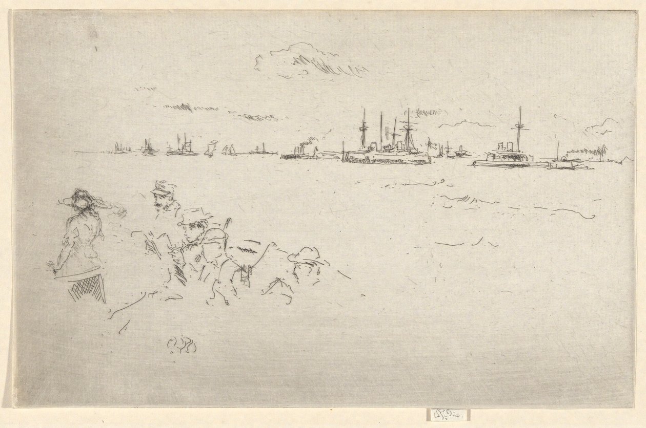 La Flota: Monitores, del Jubilee Set de James Abbott McNeill Whistler
