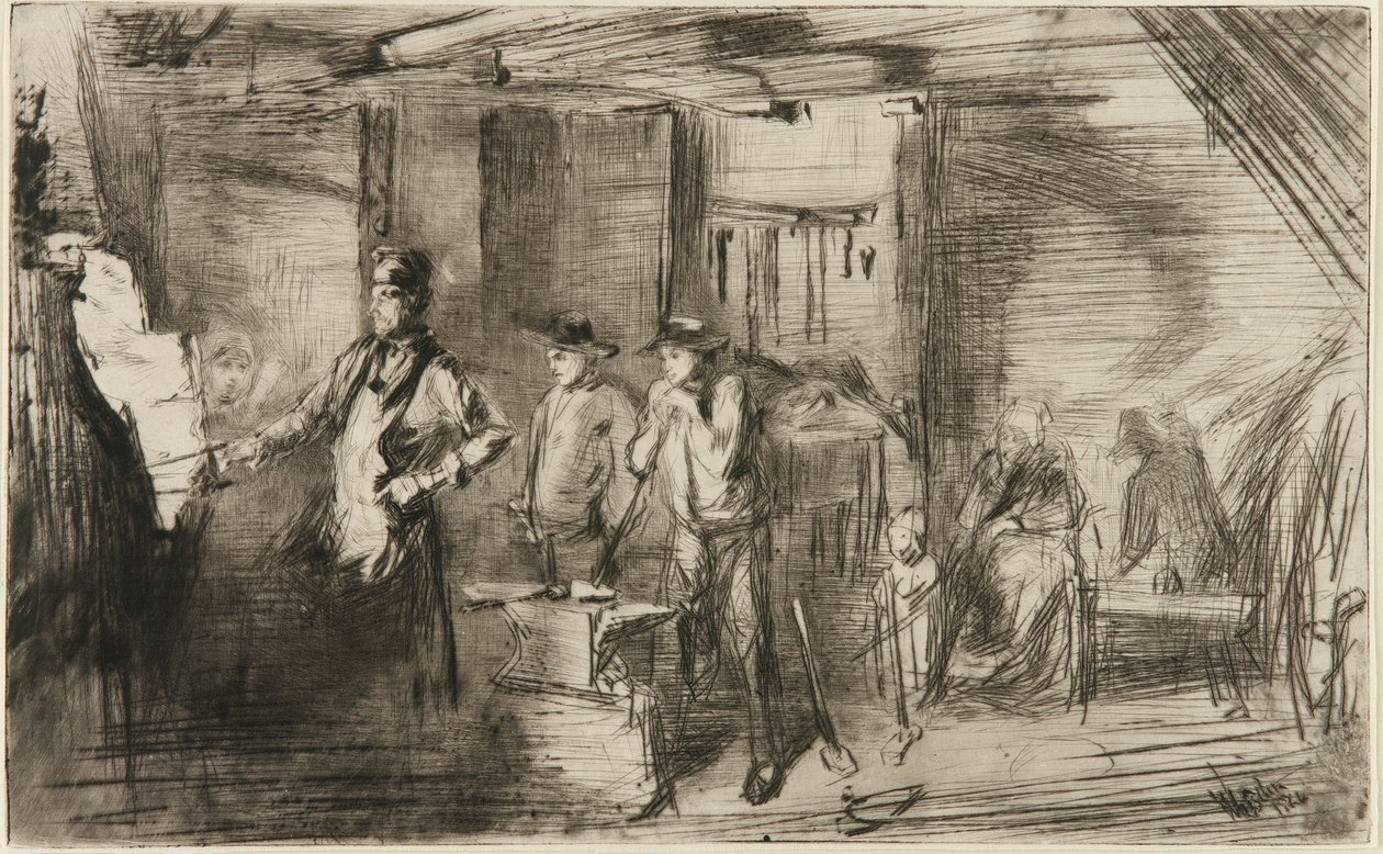 La fragua de James Abbott McNeill Whistler