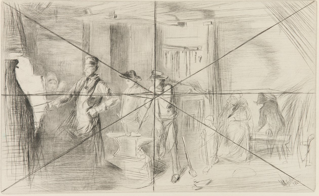 La fragua de James Abbott McNeill Whistler