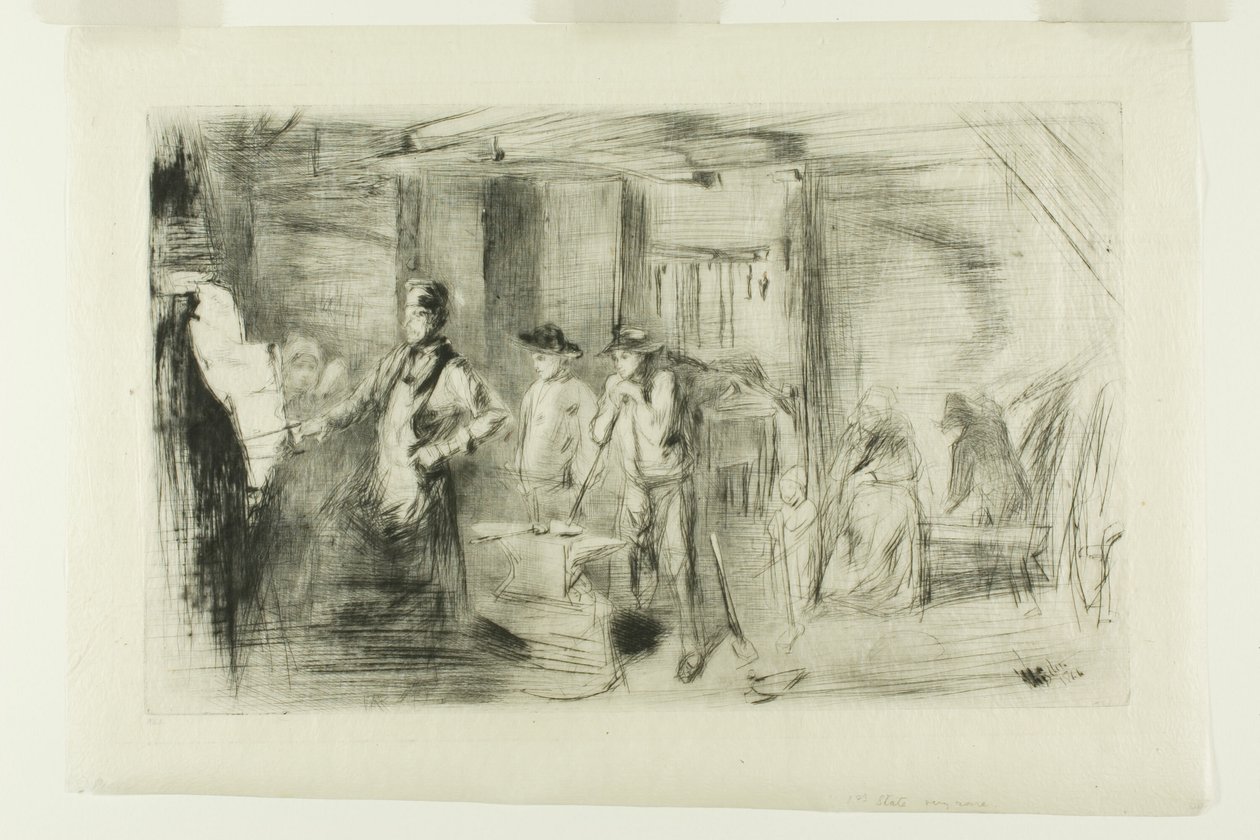 La fragua de James Abbott McNeill Whistler