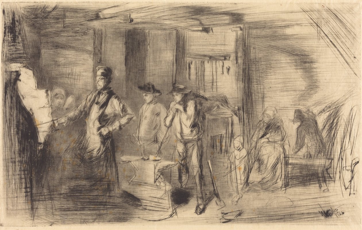 La fragua de James McNeill Whistler